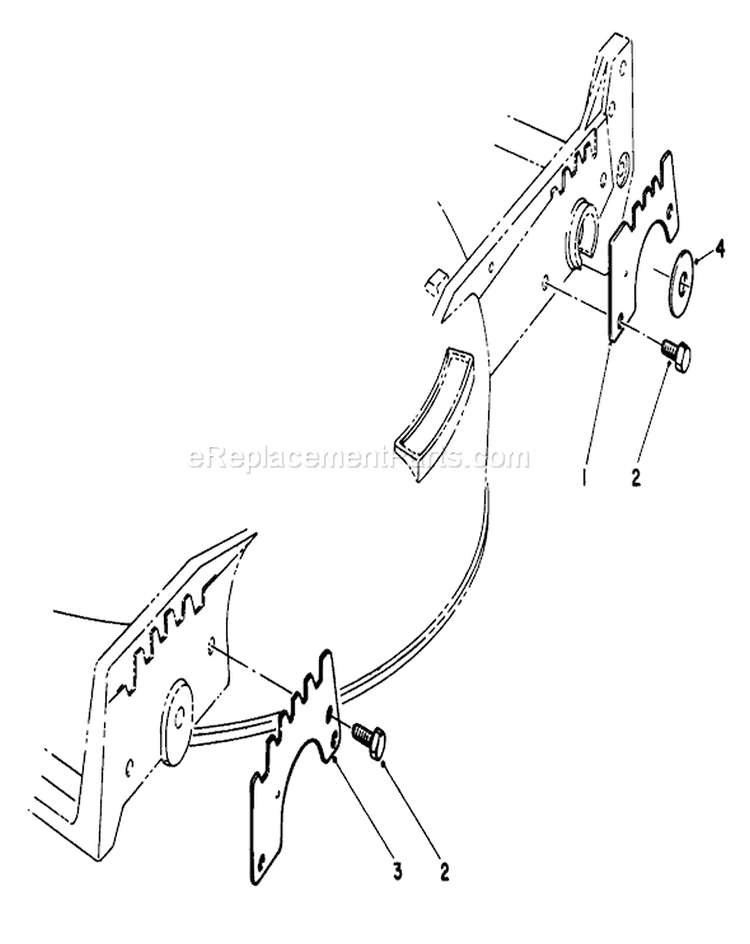 Wear Plate Kit Diagram and Parts List for 20588 8000001-8999999 - 1988 Toro Lawn Mower