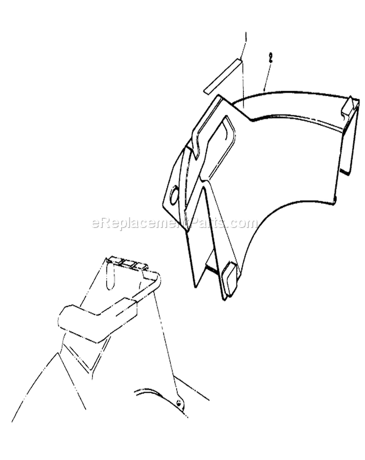 Side Discharge Diagram and Parts List for 20620C 8000001-8999999 - 1988 Toro Lawn Mower