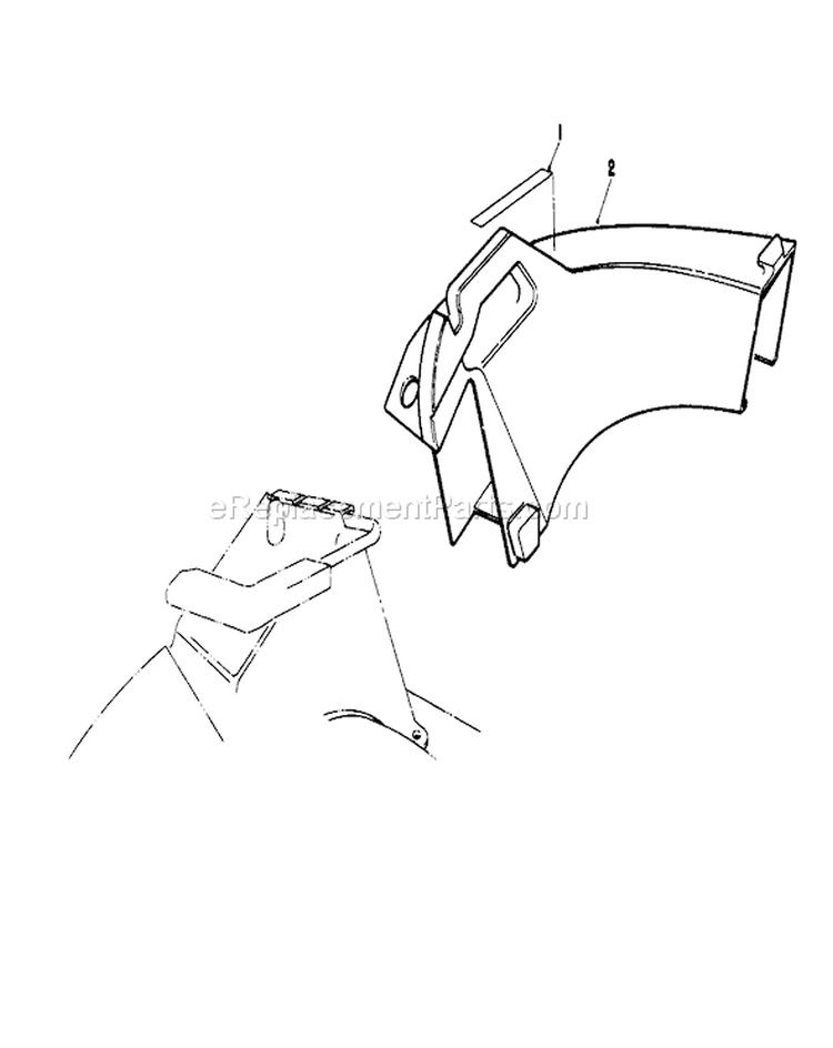Side Discharge Diagram and Parts List for 20620 8000001-8999999 - 1988 Toro Lawn Mower