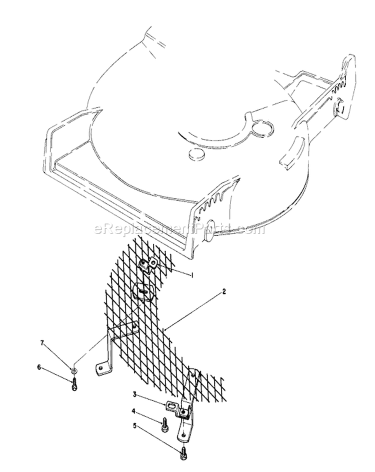 Leaf Shredder Kit Diagram and Parts List for 20622C 9000001-9999999 - 1989 Toro Lawn Mower
