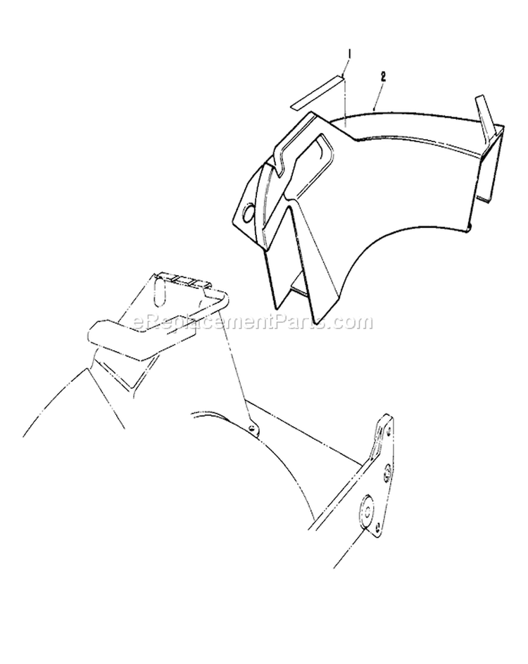 Side Discharge Diagram and Parts List for 20622C 9000001-9999999 - 1989 Toro Lawn Mower