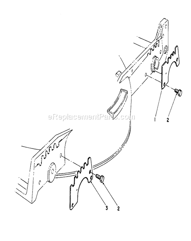 Wear Plate Kit Diagram and Parts List for 20622 0000001-0003101 - 1990 Toro Lawn Mower