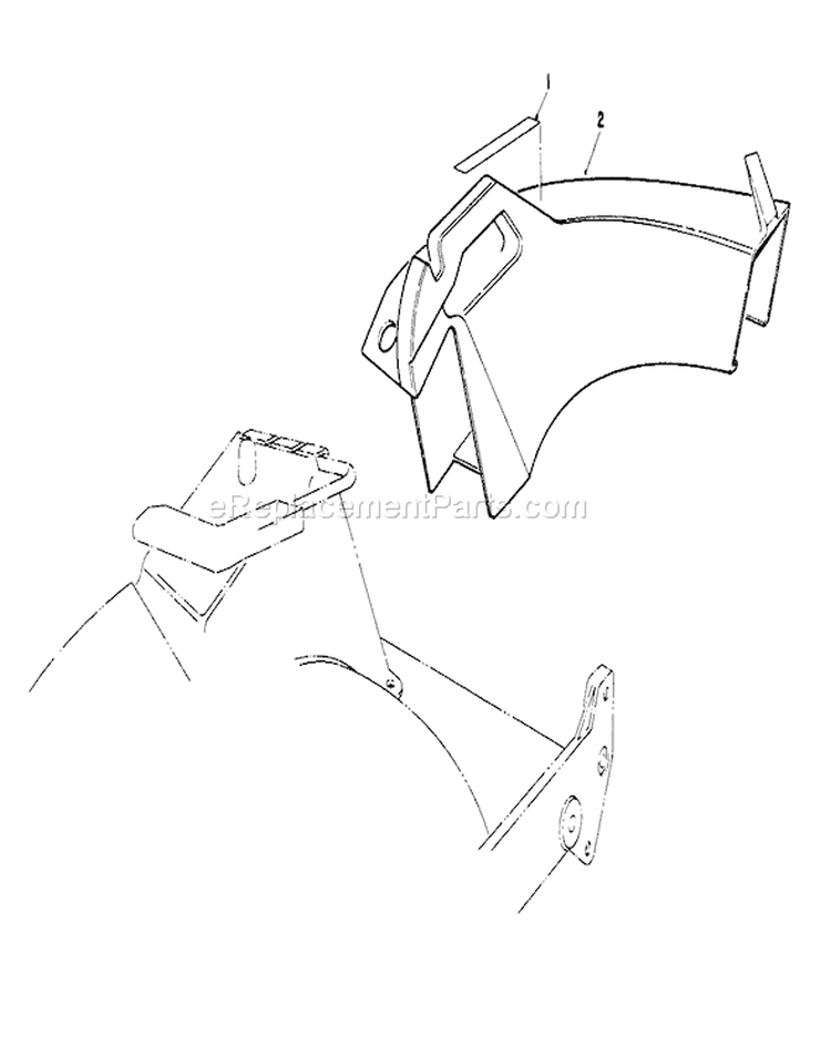 Side Discharge Diagram and Parts List for 20622 0003102-0999999 - 1990 Toro Lawn Mower