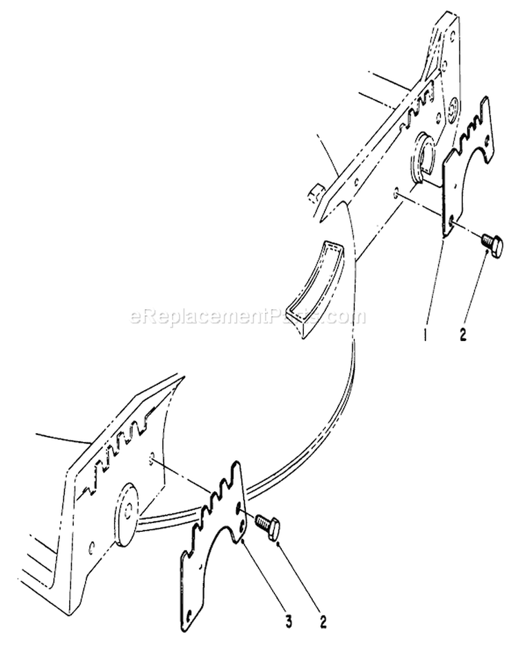 Wear Plate Kit Diagram and Parts List for 20624 6000001-6999999 - 1986 Toro Lawn Mower