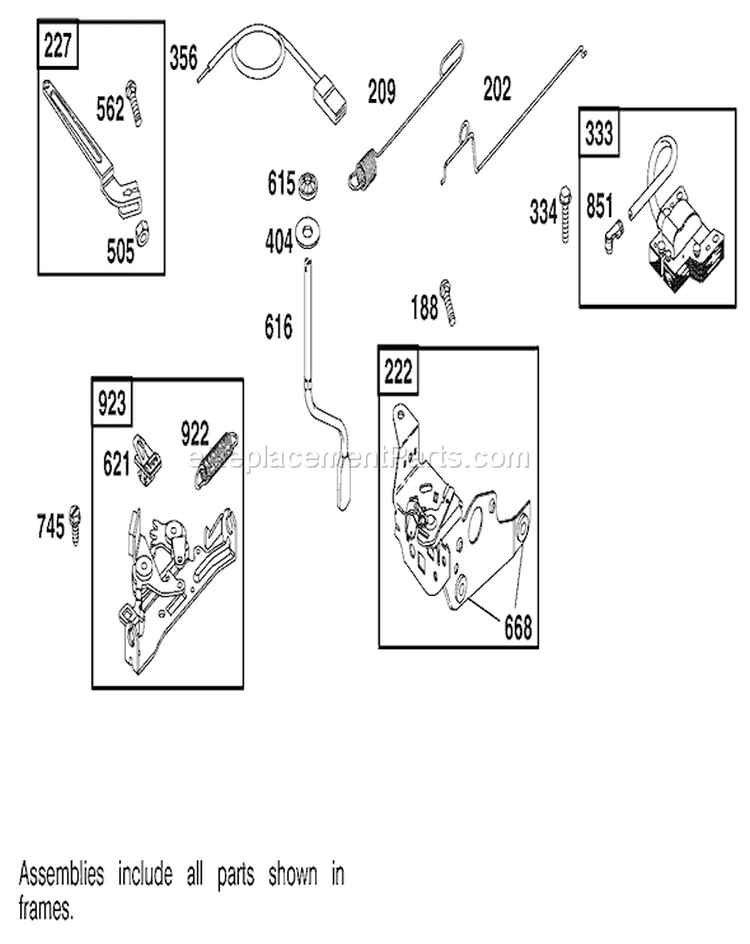 Page F Diagram and Parts List for 20651 200000001-200999999 - 2000 Toro Lawn Mower