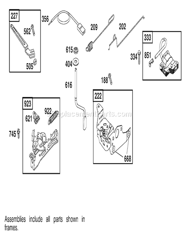 Page F Diagram and Parts List for 20652 200000001-200999999 - 2000 Toro Lawn Mower