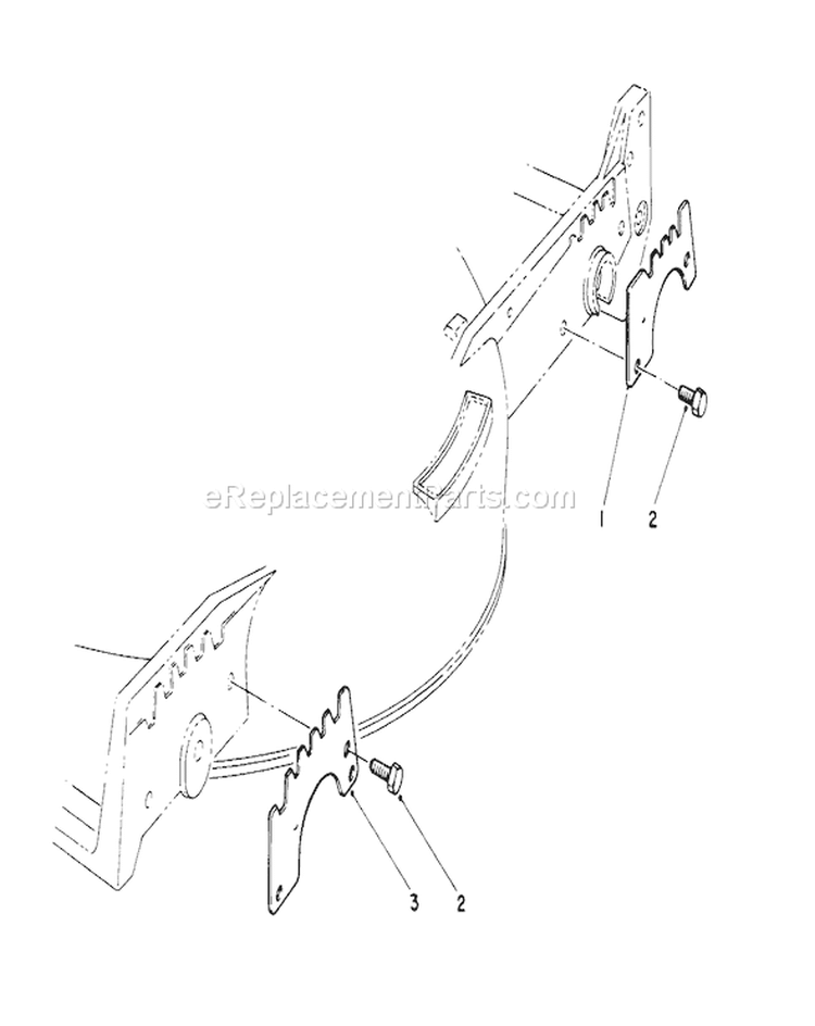 Wear Plate Kit Diagram and Parts List for 20666 0000001-0999999 - 1990 Toro Lawn Mower