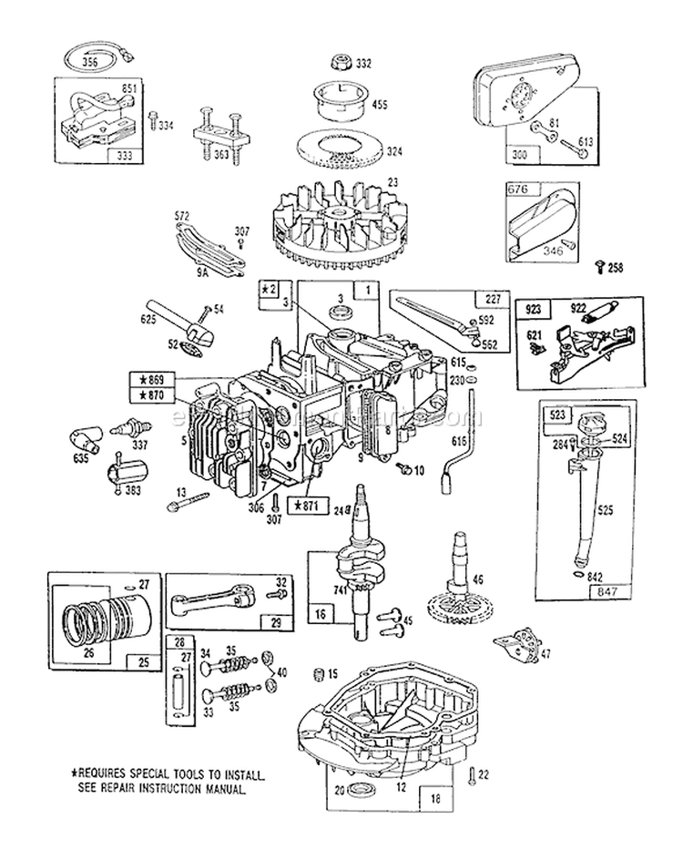 Page C Diagram and Parts List for 20666 0000001-0999999 - 1990 Toro Lawn Mower