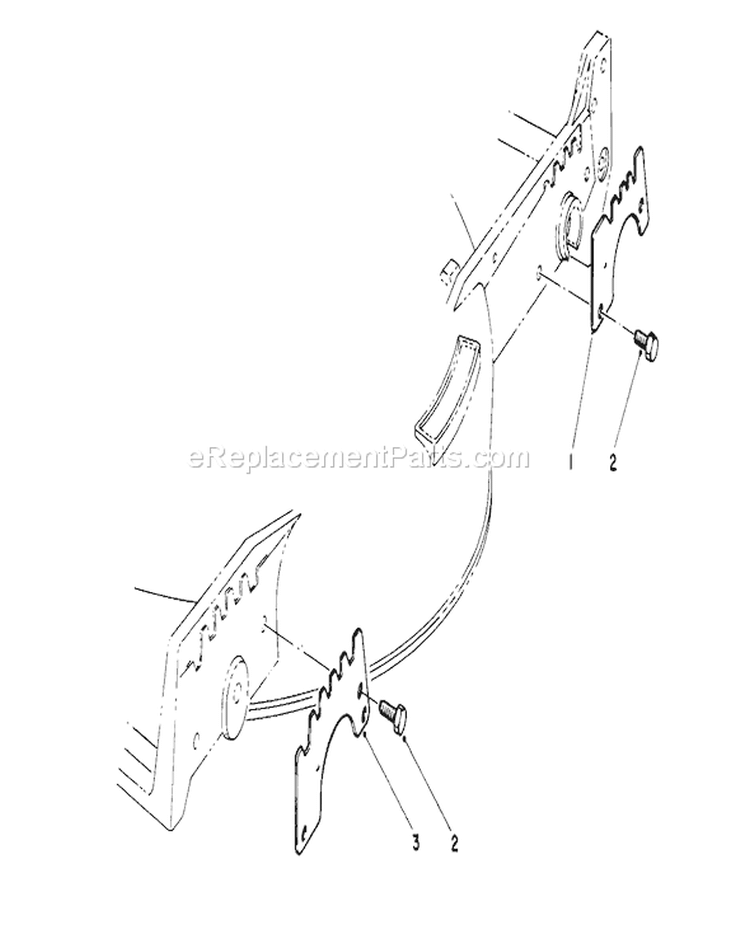 Wear Plate Kit Diagram and Parts List for 20668 1000001-1999999 - 1991 Toro Lawn Mower
