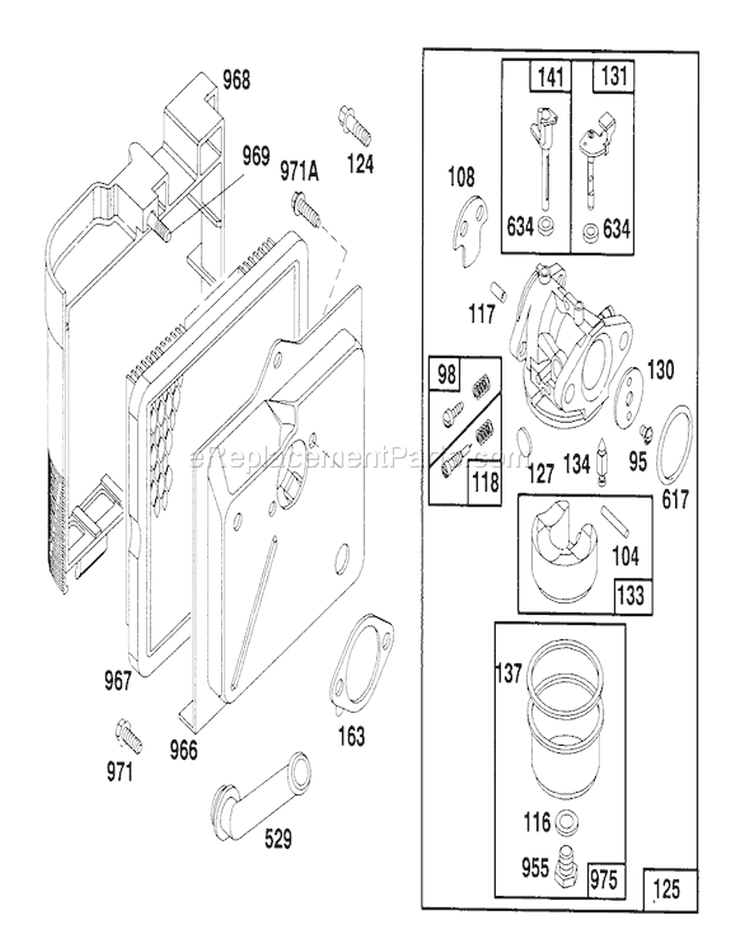 Page D Diagram and Parts List for 20668 1000001-1999999 - 1991 Toro Lawn Mower
