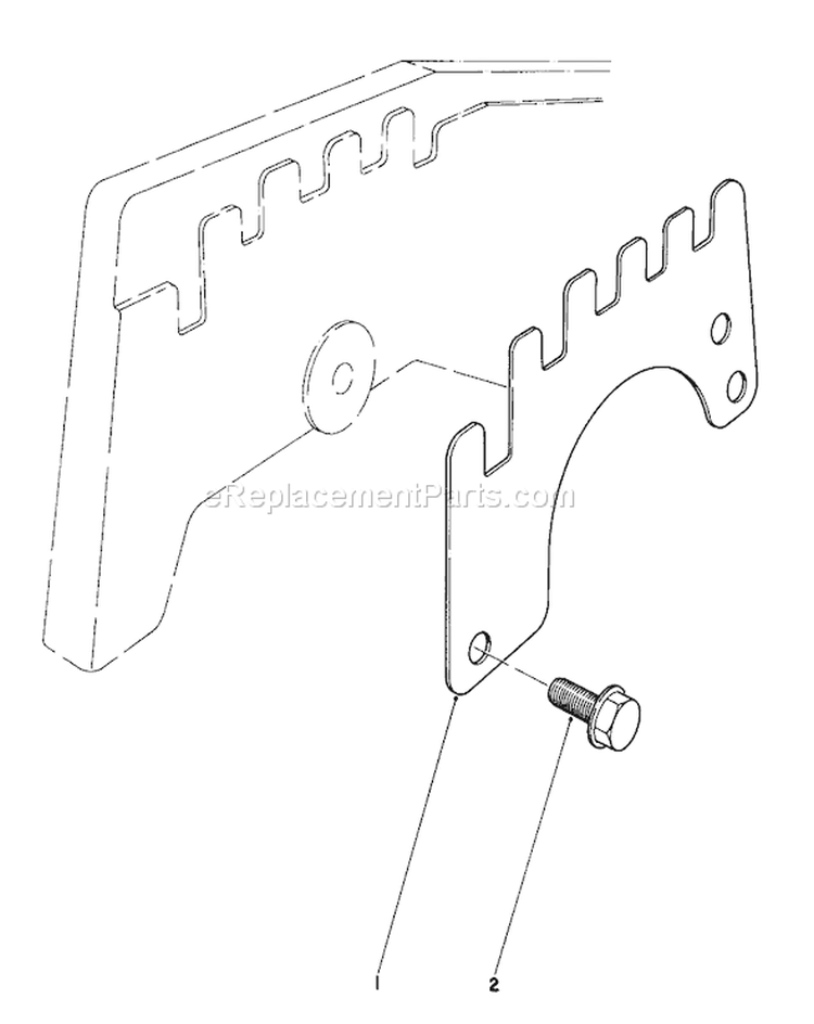 Wear Plate Kit Diagram and Parts List for 20671 3000001-3999999 - 1983 Toro Lawn Mower