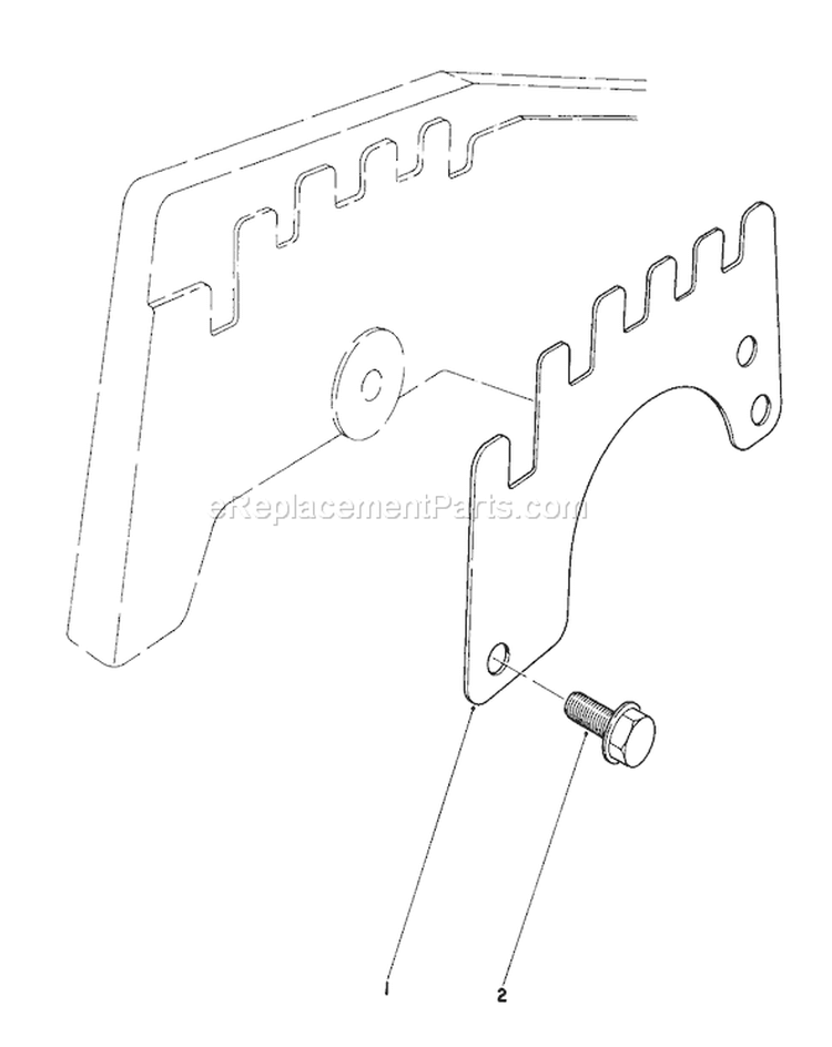 Wear Plate Kit Diagram and Parts List for 20672 3000001-3999999 - 1983 Toro Lawn Mower