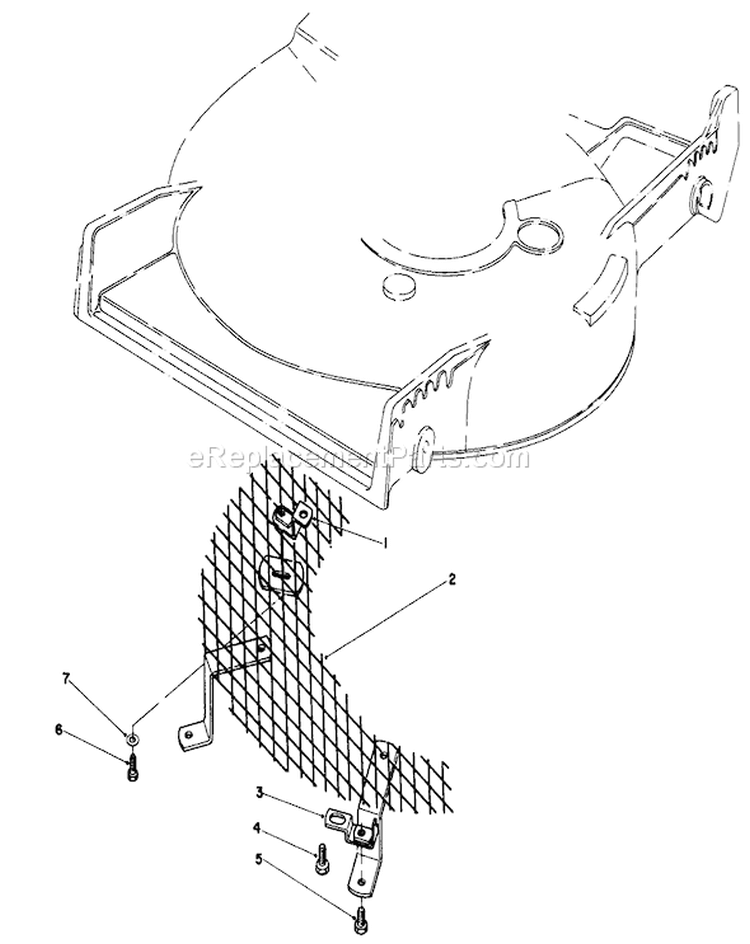 Leaf Shredder Kit Diagram and Parts List for 20675 4000001-4999999 - 1984 Toro Lawn Mower