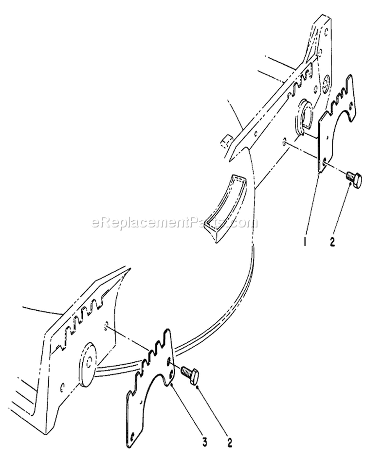 Wear Plate Kit Diagram and Parts List for 20676 4000001-4999999 - 1984 Toro Lawn Mower