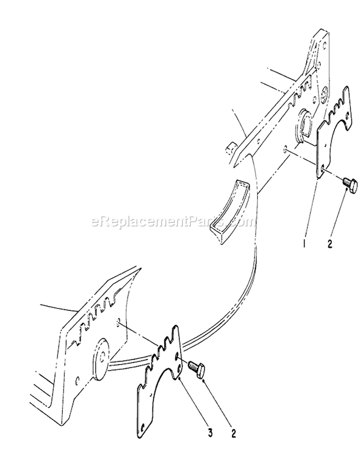 Wear Plate Kit Diagram and Parts List for 20676 5000001-5999999 - 1985 Toro Lawn Mower