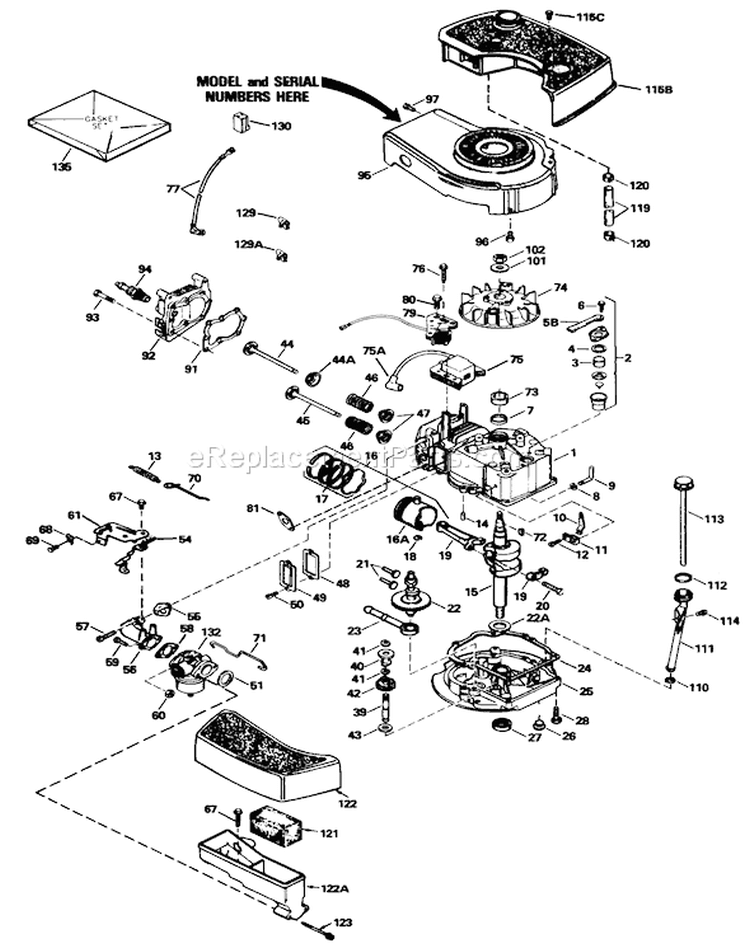 Page D Diagram and Parts List for 20677 0000001-0002101 - 1990 Toro Lawn Mower