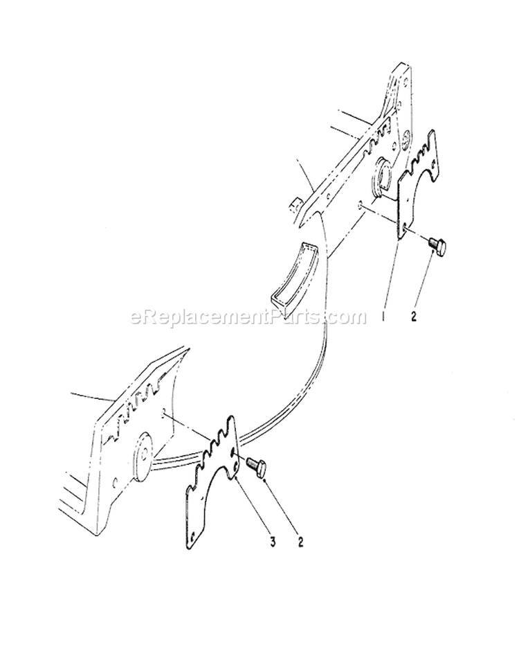 Wear Plate Kit Diagram and Parts List for 20677 0002102-0999999 - 1990 Toro Lawn Mower