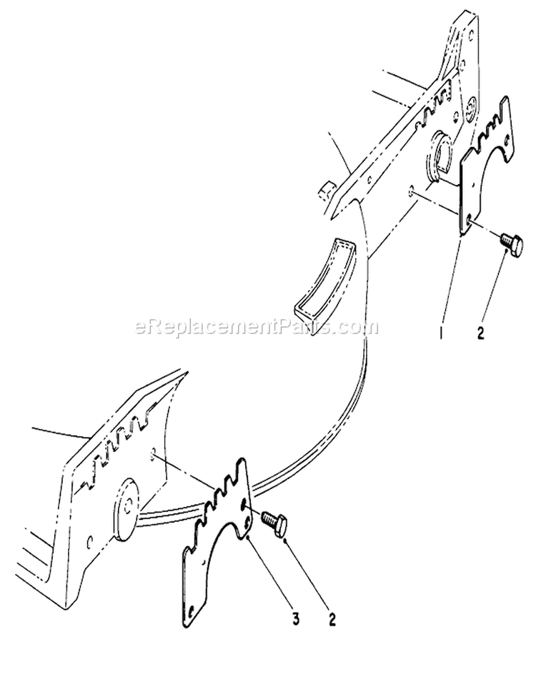Wear Plate Kit Diagram and Parts List for 20671 9000001-9999999 - 1989 Toro Lawn Mower