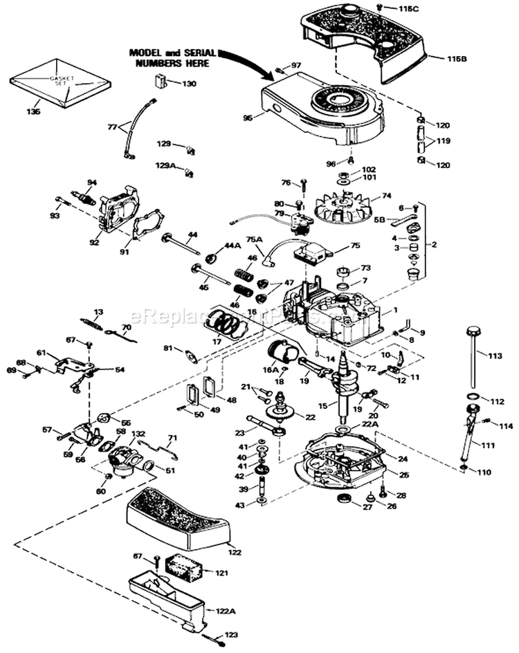 Page D Diagram and Parts List for 20671 9000001-9999999 - 1989 Toro Lawn Mower