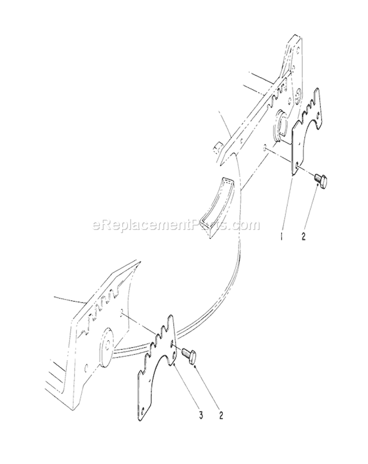 Wear Plate Kit Diagram and Parts List for 20680 0000001-0999999 - 1990 Toro Lawn Mower