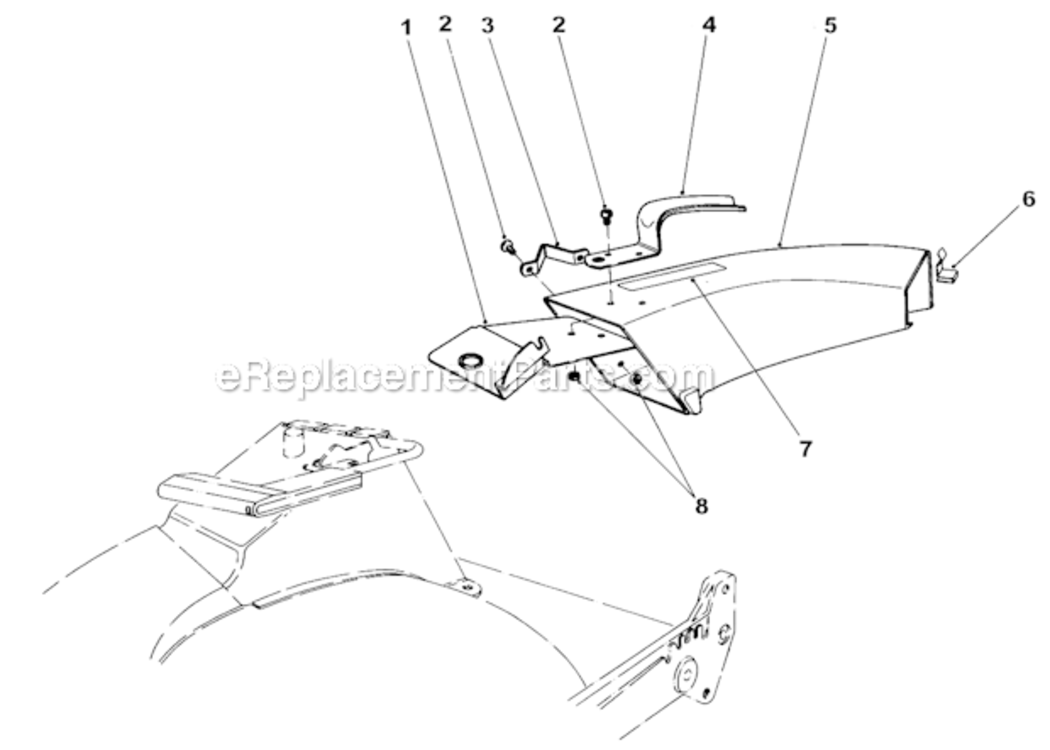 Page O Diagram and Parts List for 20680 3000001-3999999 Toro Lawn Mower