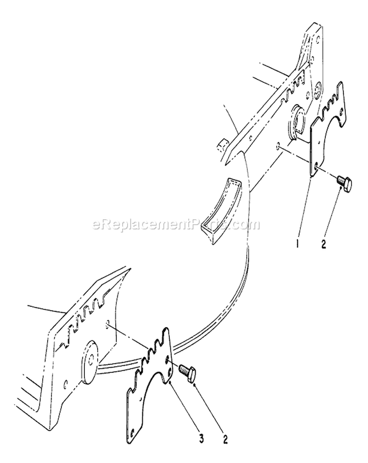 Wear Plate Kit Diagram and Parts List for 20680 5000001-5999999 - 1985 Toro Lawn Mower