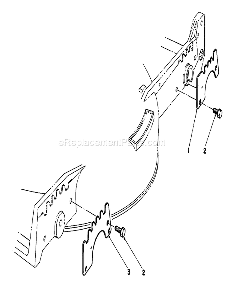 Wear Plate Kit Diagram and Parts List for 20684C 9000001-9999999 - 1989 Toro Lawn Mower