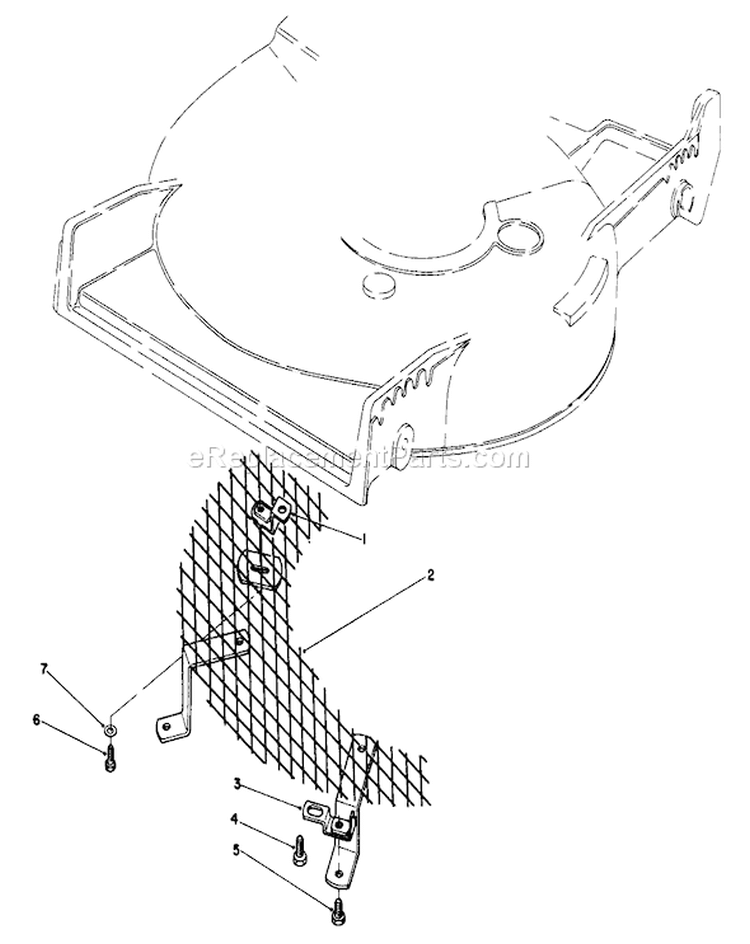 Leaf Shredder Kit Diagram and Parts List for 20684 6000001-6999999 - 1986 Toro Lawn Mower