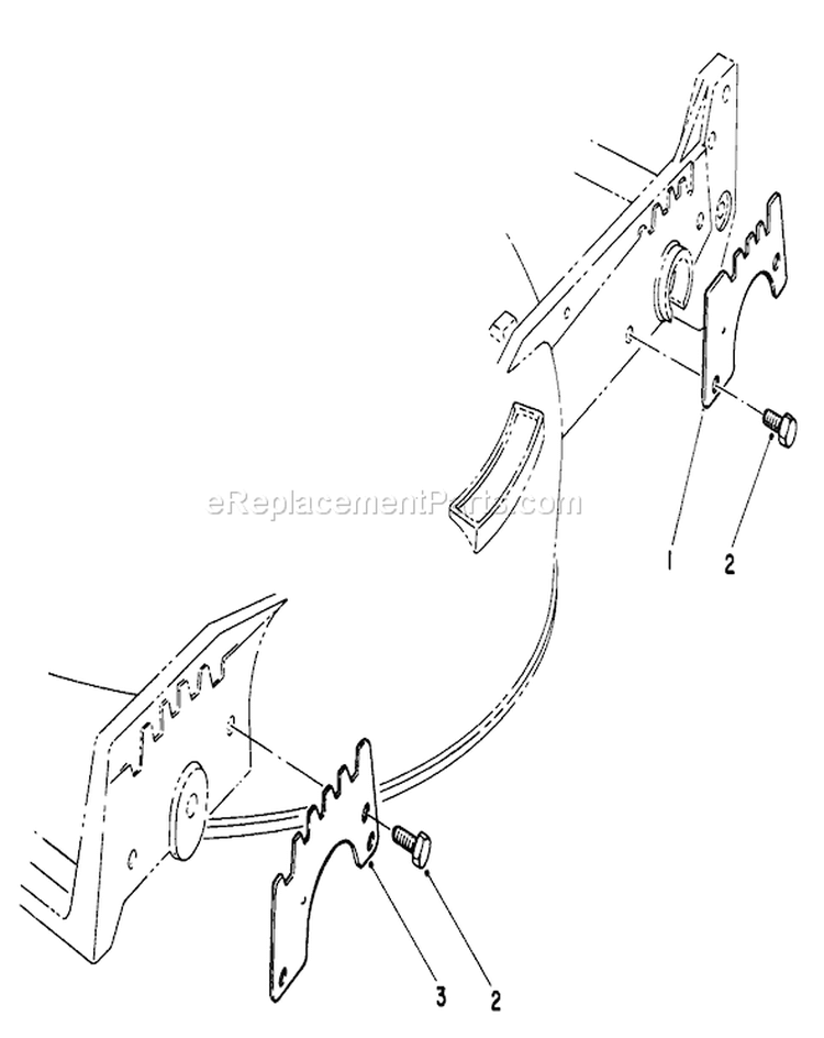 Wear Plate Kit Diagram and Parts List for 20684 6000001-6999999 - 1986 Toro Lawn Mower