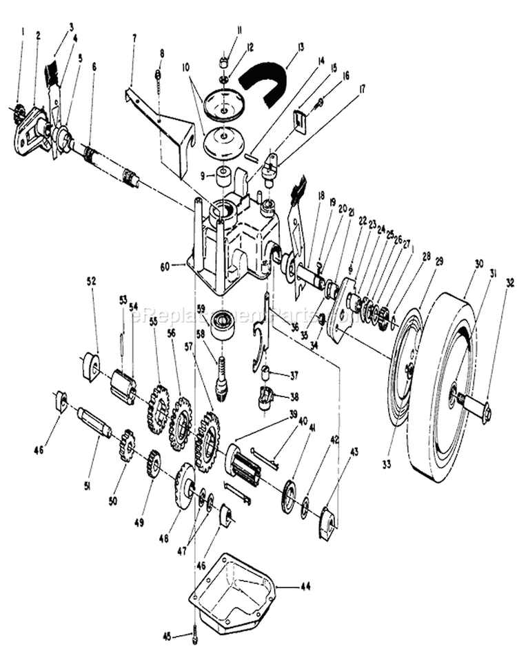 Page G Diagram and Parts List for 20684 7000001-7999999 - 1987 Toro Lawn Mower