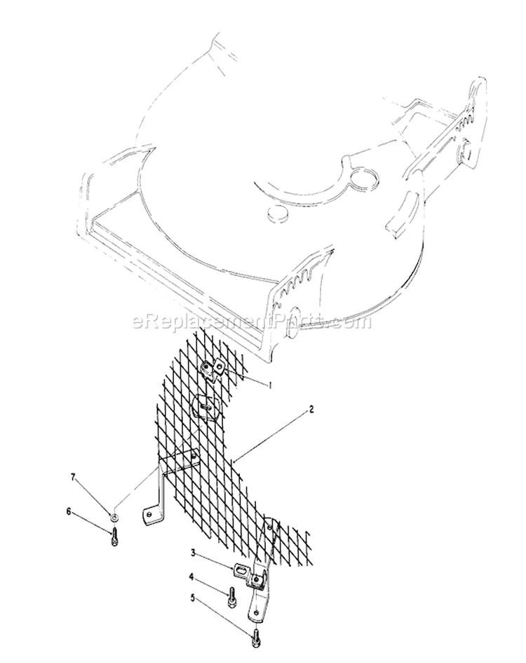 Leaf Shredder Kit Diagram and Parts List for 20684 8000001-8999999 - 1988 Toro Lawn Mower
