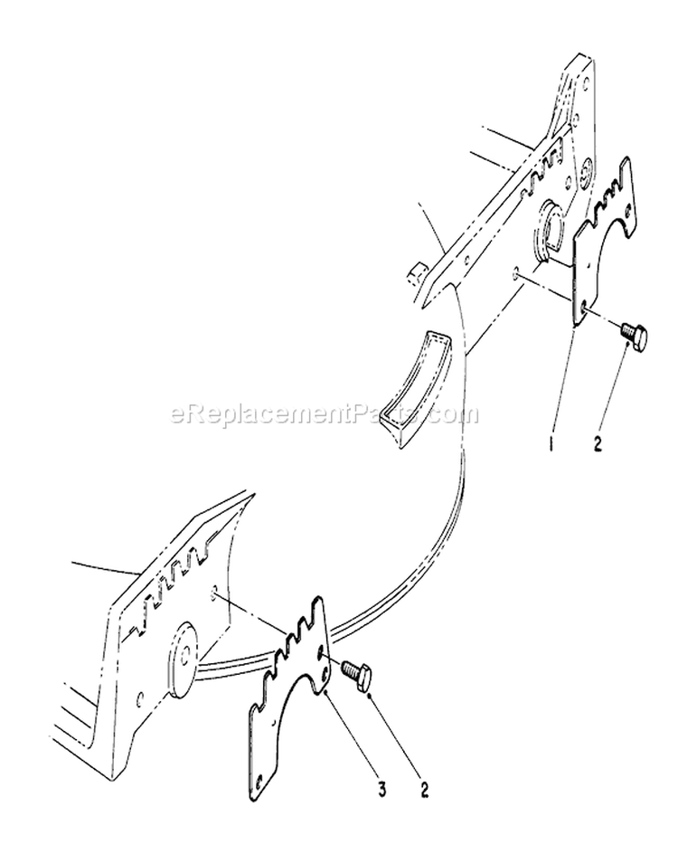 Wear Plate Kit Diagram and Parts List for 20684 8000001-8999999 - 1988 Toro Lawn Mower