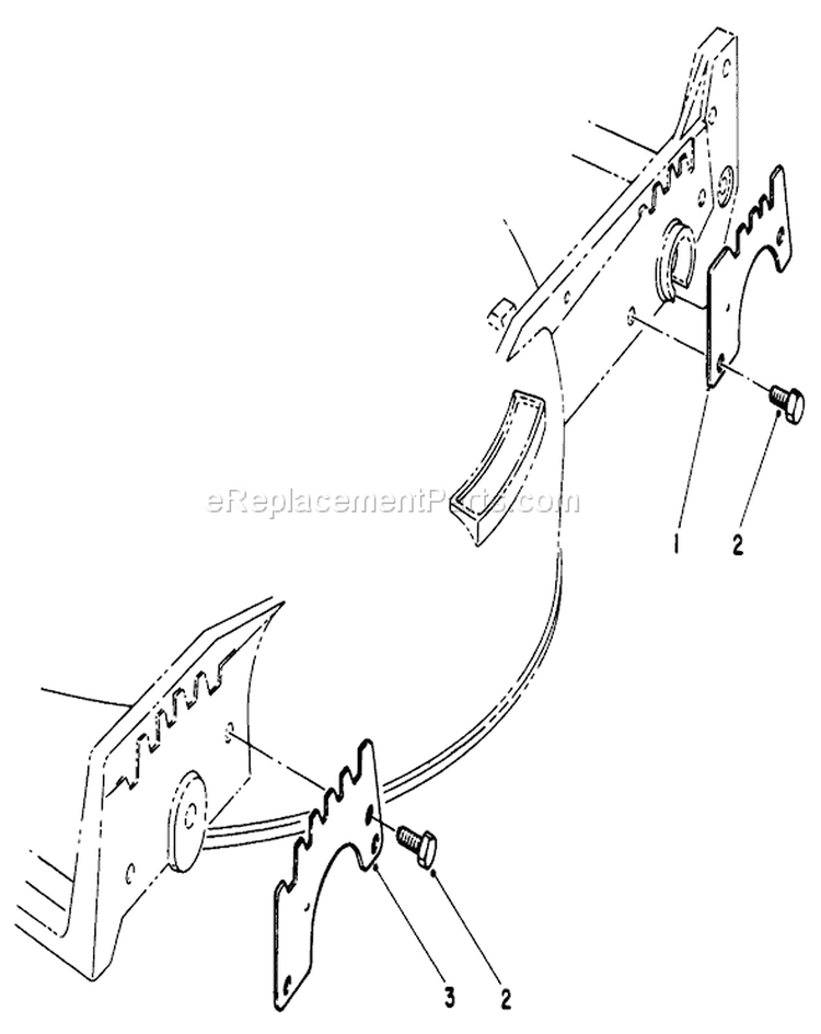 Wear Plate Kit Diagram and Parts List for 20692C 8000001-8999999 - 1988 Toro Lawn Mower