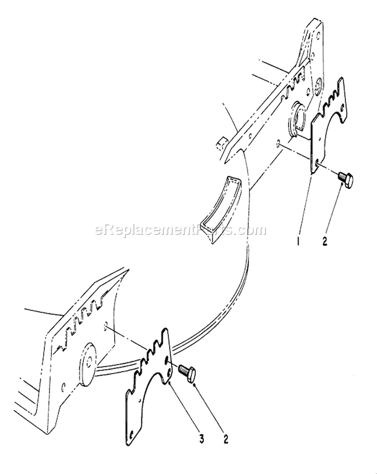 Wear Plate Kit Diagram and Parts List for 20692C 9000001-9999999 - 1989 Toro Lawn Mower