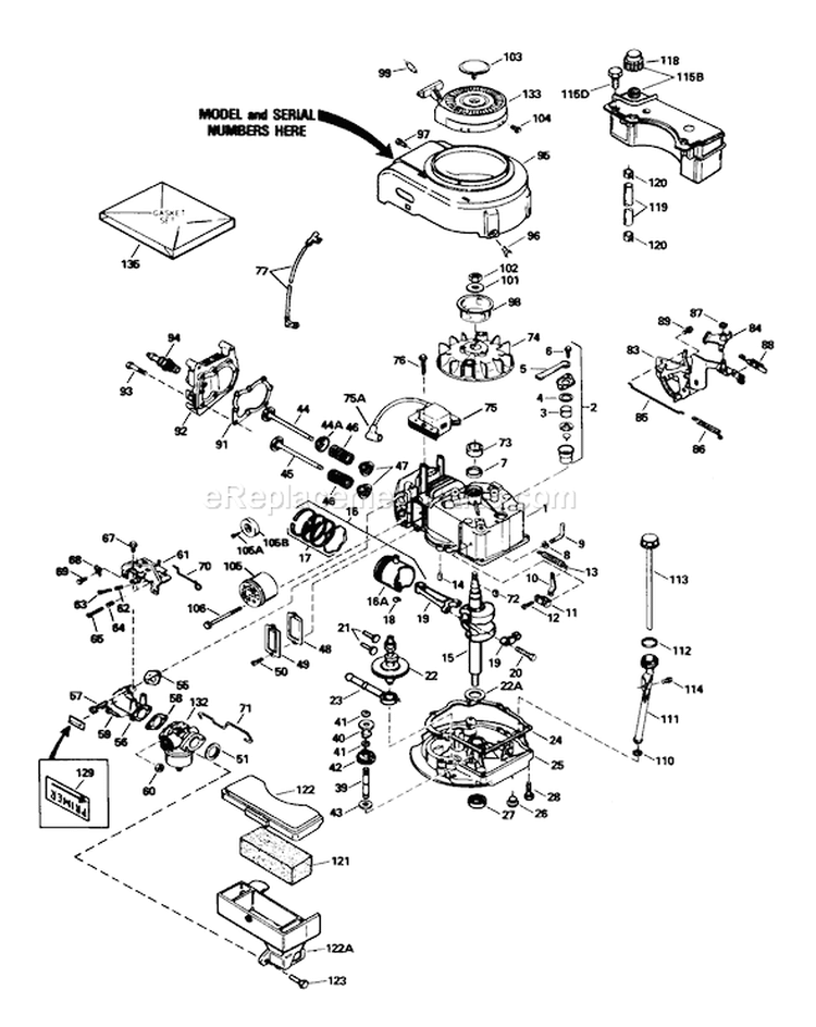 Page C Diagram and Parts List for 20692C 9000001-9999999 - 1989 Toro Lawn Mower
