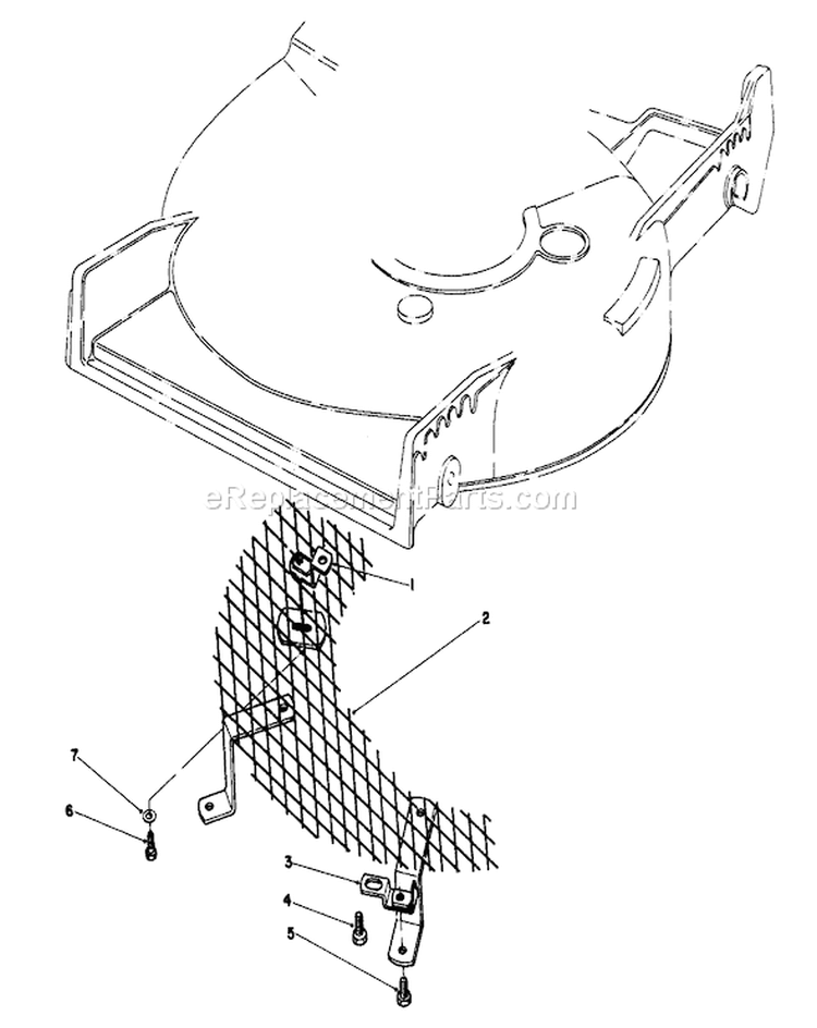 Leaf Shredder Kit Diagram and Parts List for 20692 8000001-8999999 - 1988 Toro Lawn Mower