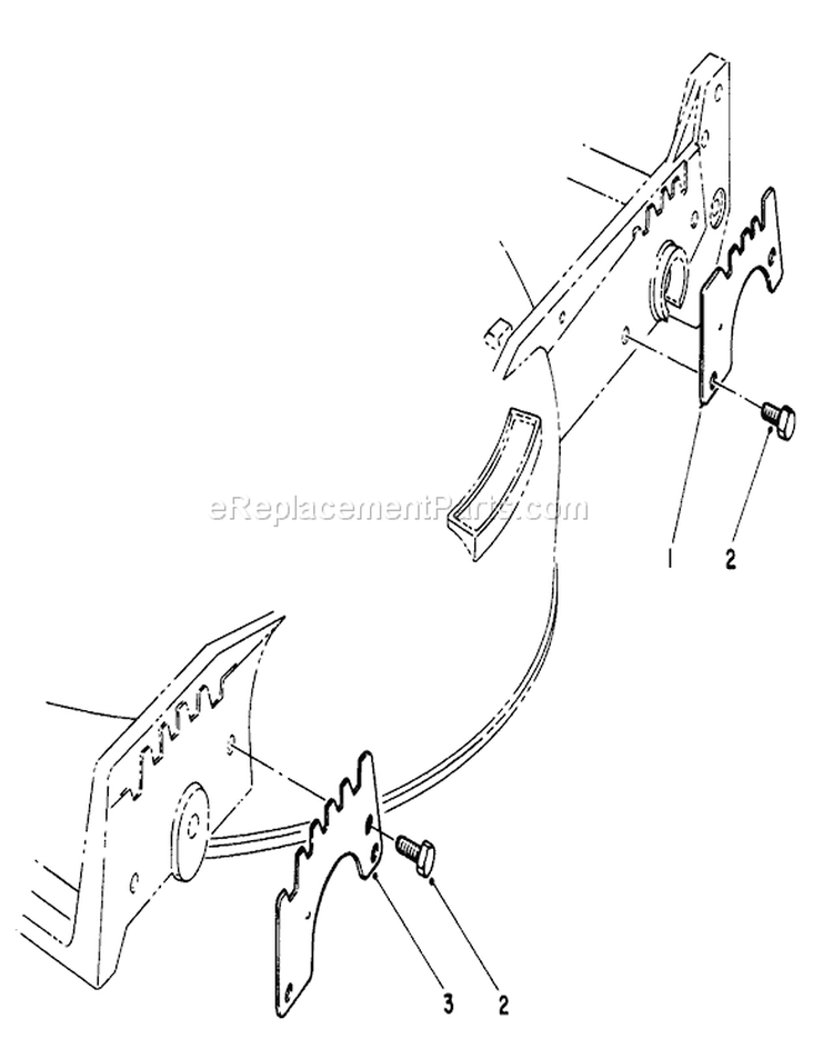 Wear Plate Kit Diagram and Parts List for 20695 7000001-7999999 - 1987 Toro Lawn Mower