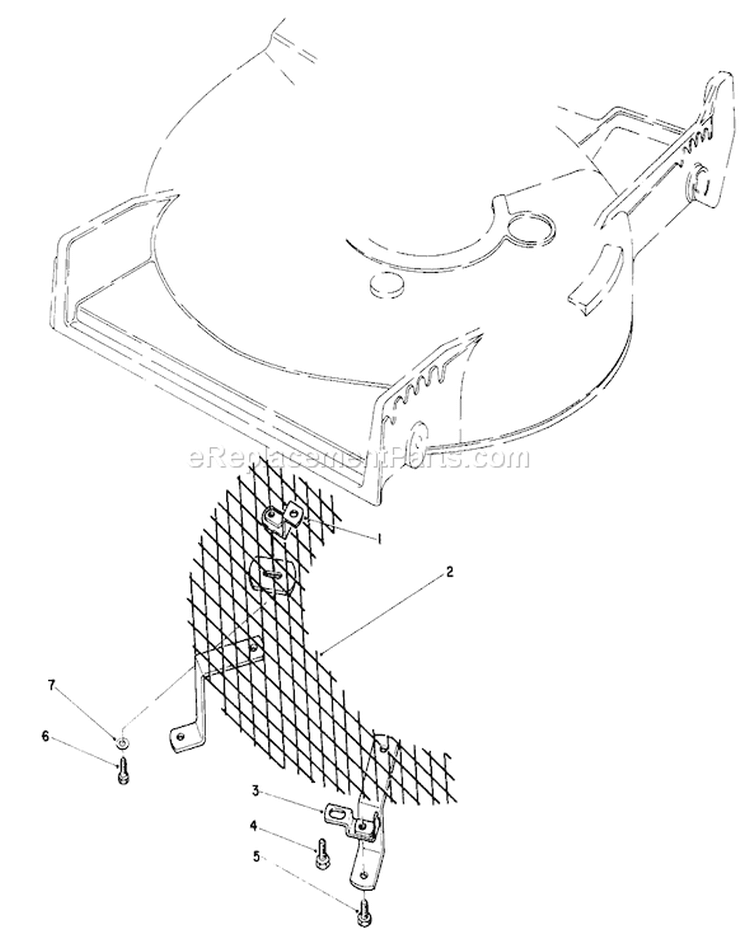 Leaf Shredder Kit Diagram and Parts List for 20705 4000001-4999999 - 1984 Toro Lawn Mower