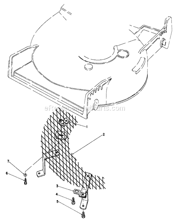 Leaf Shredder Kit Diagram and Parts List for 20705 5000001-5999999 - 1985 Toro Lawn Mower