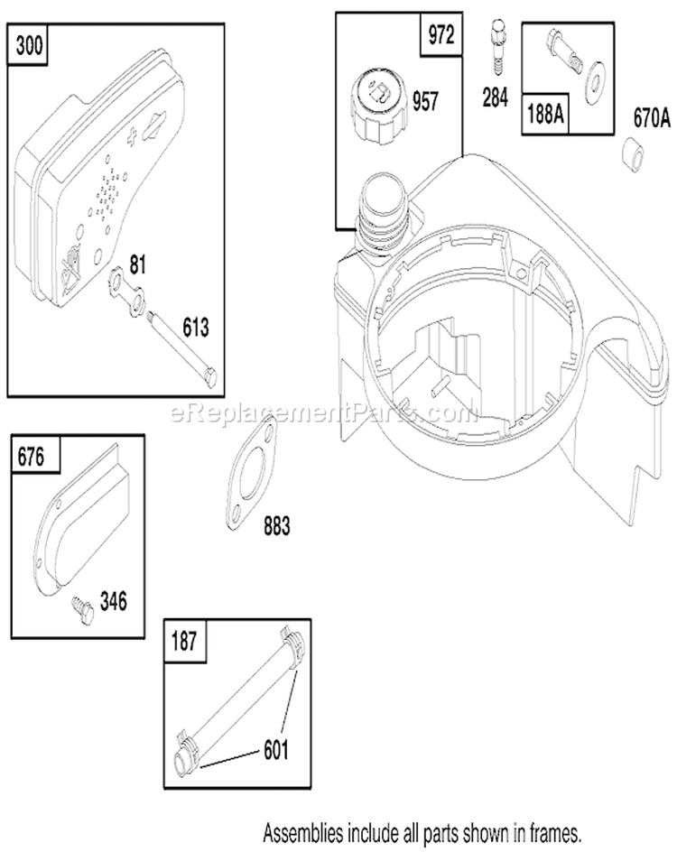 Page H Diagram and Parts List for 20712 7900001-7999999 - 1997 Toro Lawn Mower