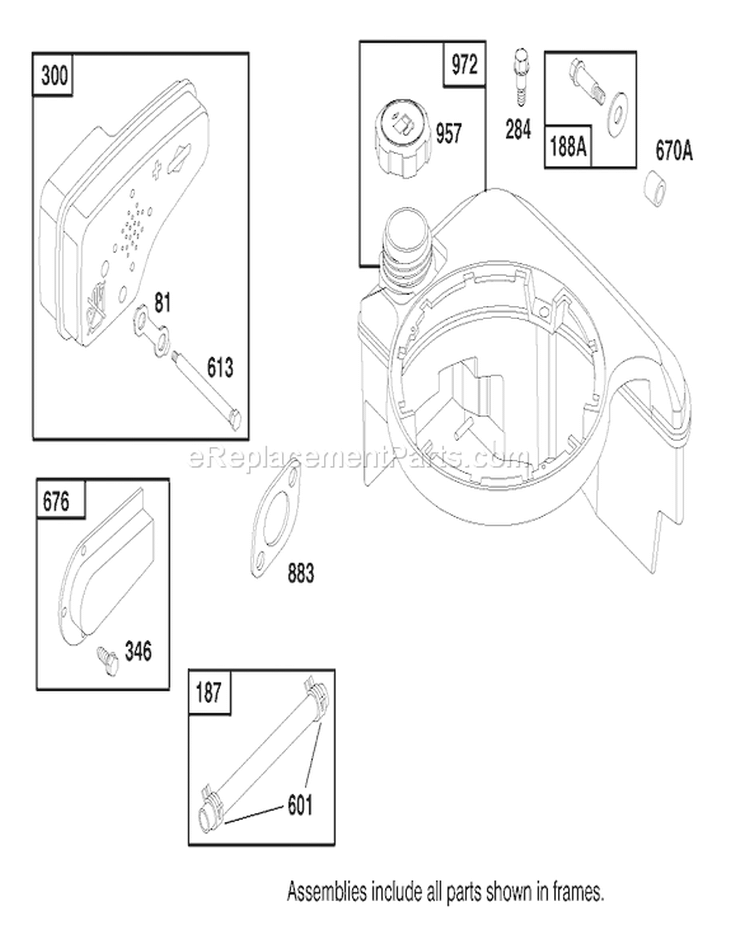 Page H Diagram and Parts List for 20714 7900001-7999999 - 1997 Toro Lawn Mower