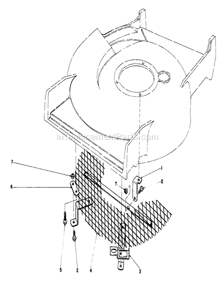 Leaf Shredder Kit Diagram and Parts List for 20715 2000001-2999999 - 1982 Toro Lawn Mower