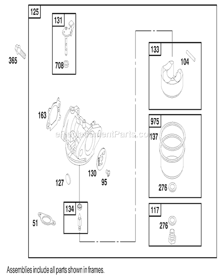 Page D Diagram and Parts List for 20716 9900001-9999999 - 1999 Toro Lawn Mower