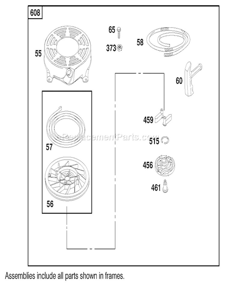 Page I Diagram and Parts List for 20716 9900001-9999999 - 1999 Toro Lawn Mower