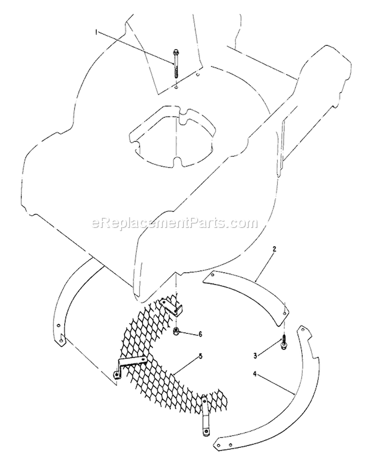 Leaf Shredder Kit Diagram and Parts List for 20742C 5000001-5999999 - 1985 Toro Lawn Mower