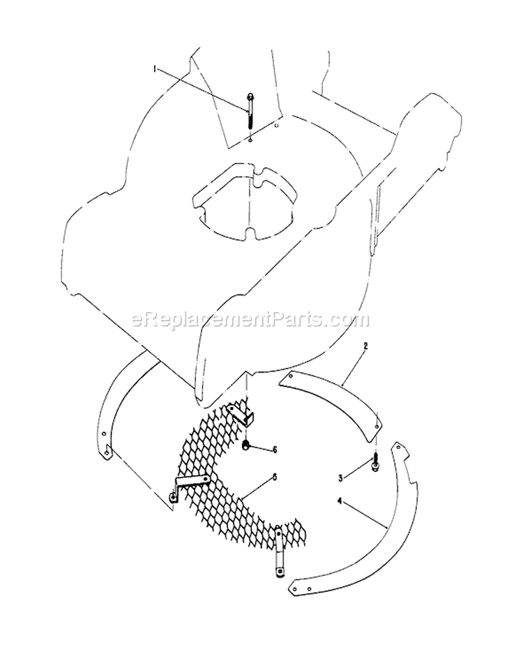 Leaf Shredder Kit Diagram and Parts List for 20745C 5000001-5999999 - 1985 Toro Lawn Mower