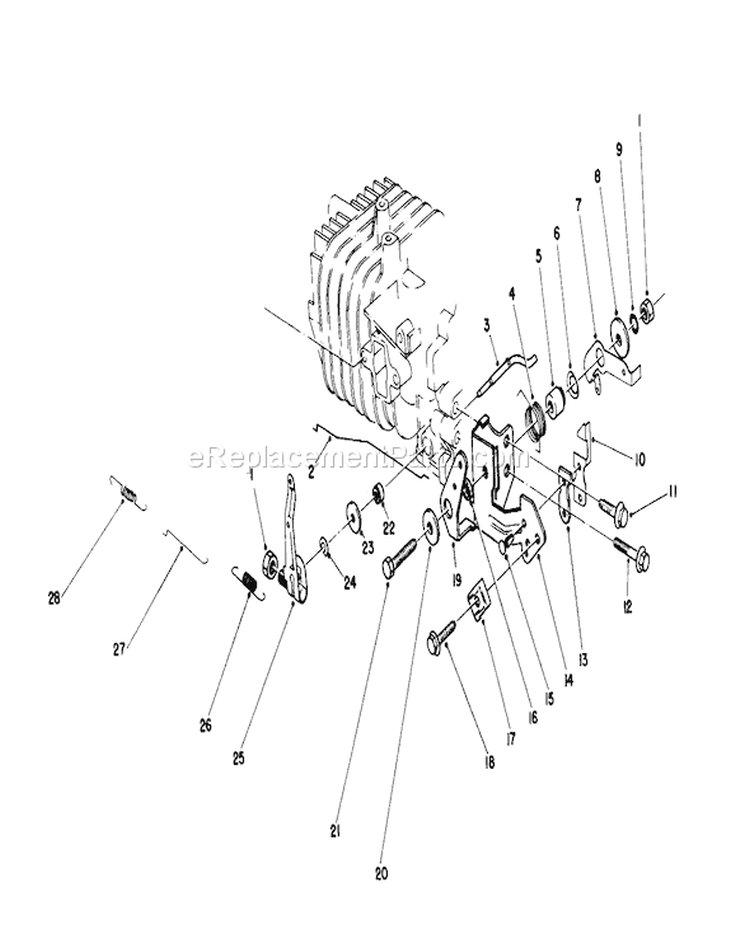 Carburetor Assembly Diagram and Parts List for 20745C 7000001-7999999 - 1987 Toro Lawn Mower