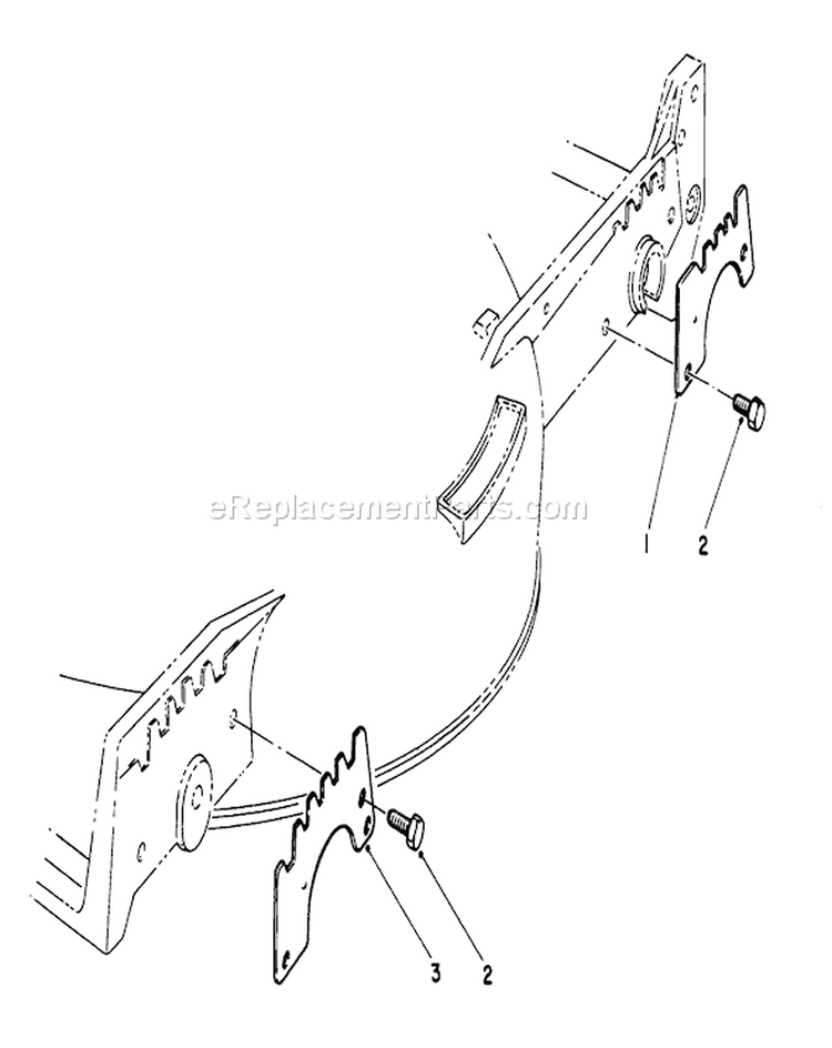 Wear Plate Kit Diagram and Parts List for 20747C 8000001-8999999 - 1988 Toro Lawn Mower