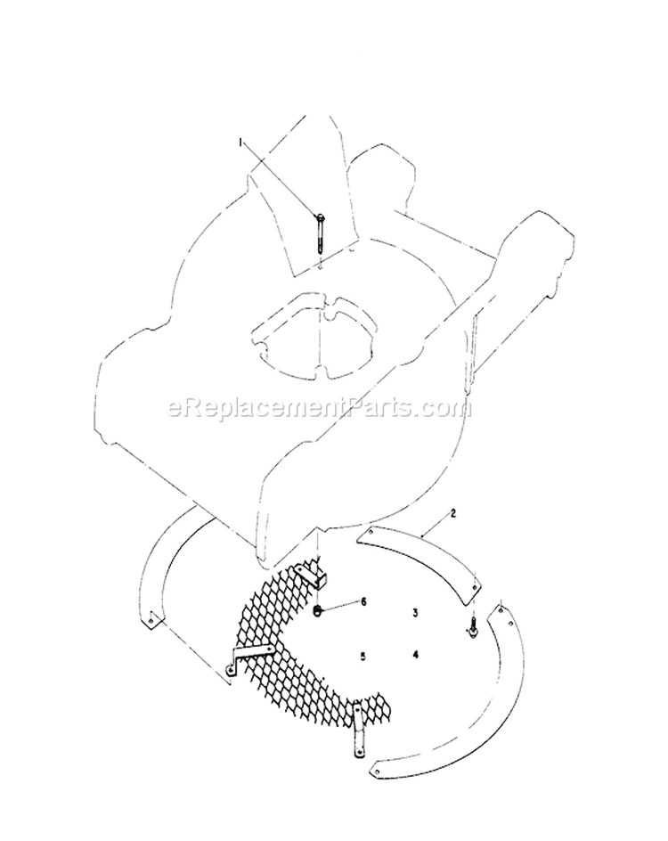 Leaf Shredder Kit Diagram and Parts List for 20758 0000001-0999999 - 1980 Toro Lawn Mower