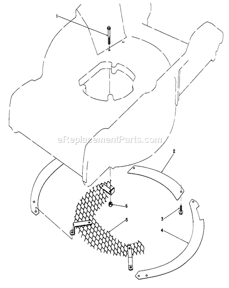 Leaf Shredder Kit Diagram and Parts List for 20762C 5000001-5999999 - 1985 Toro Lawn Mower